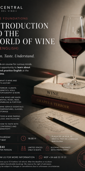🍷 Curso de Iniciación al Mundo del Vino (en inglés)