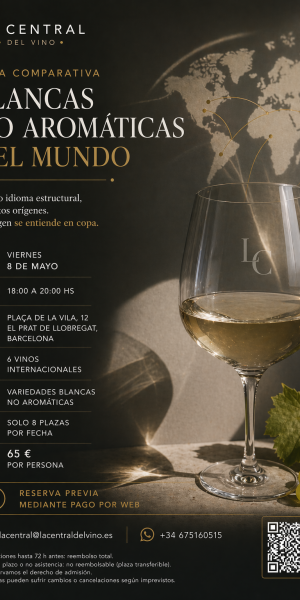 Cata comparativa: Variedades blancas no aromaticas del mundo.
